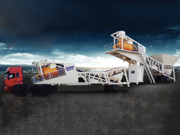 Belt Type Mobile Concrete Batching Plant