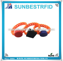 NFC smart silicone waterproof wristband tag