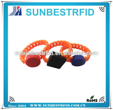 NFC smart silicone waterproof wristband tag