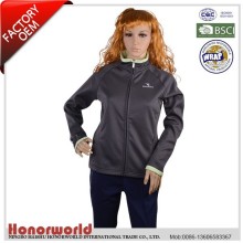 100% polyester boned fleece jacket women / ladies 100% polyester bonded fleece mountain climbing jacket