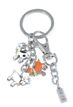 OEM small icons alloy keychain