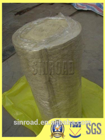 Rock Wool Blanket Insulation With Wire Mesh