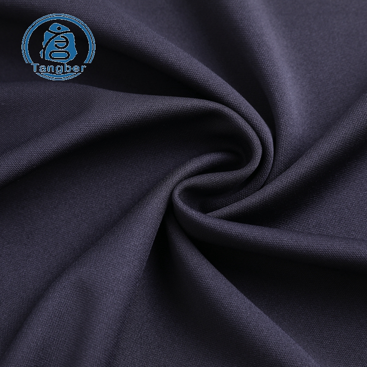 top selling outdoor sportswear black micro polyester spandex interlock fabric for garment