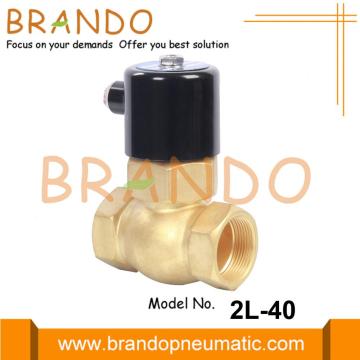 2L-40 1 1/2&#39;&#39; Pirinç Buharlı Elektrikli Solenoid Valf