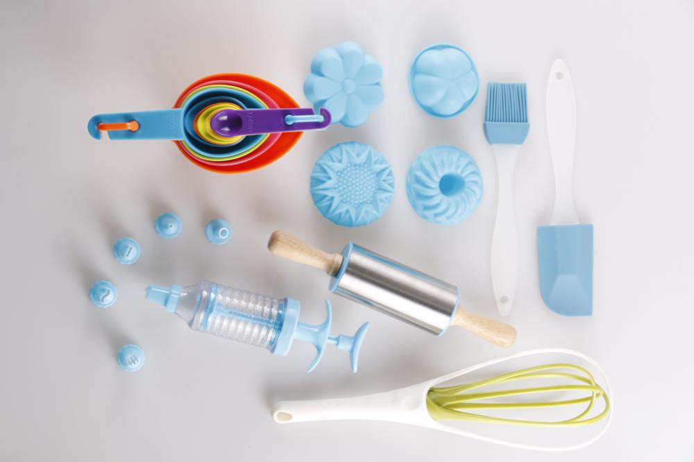 Silicone cake baking set for home kitchen