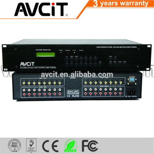 8x8 video digital matrix switcher for AV