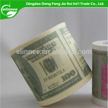 Cuntomized design virgin pulp printed toilet paper roll