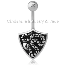 Surgical Steel Kool Katana Snake Belly Rings