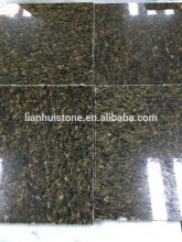 High polished dyed brown granite Dyed cafe brown granite tile