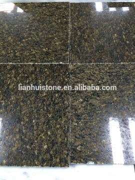 High polished dyed brown granite Dyed cafe brown granite tile