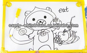 Lanxi xindi plastic magnetic white board,notice board