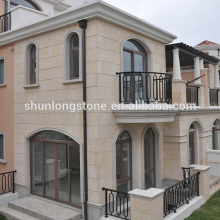 cream limestone cladding wall tile,Cream limestone wall tile project