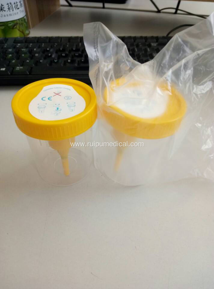 PP Material Disposable Sterile Urine Container With Needle