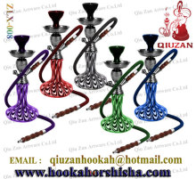 Medium Hookah With Peacock tail pattern Vase