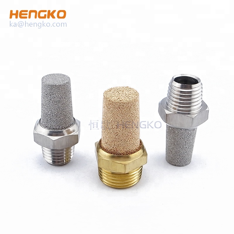 Sintered Stainless Steel Brass Bronze Ventilation Regulative Air Pneumatic Muffler