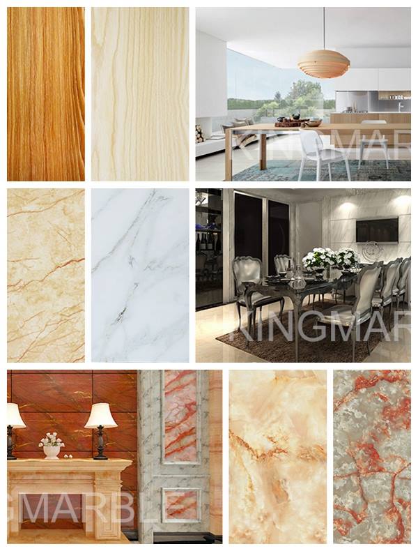 Cheaper&lighter than marble, bigger than ceramics, No bubble, No shedding, Smooth Surface.6