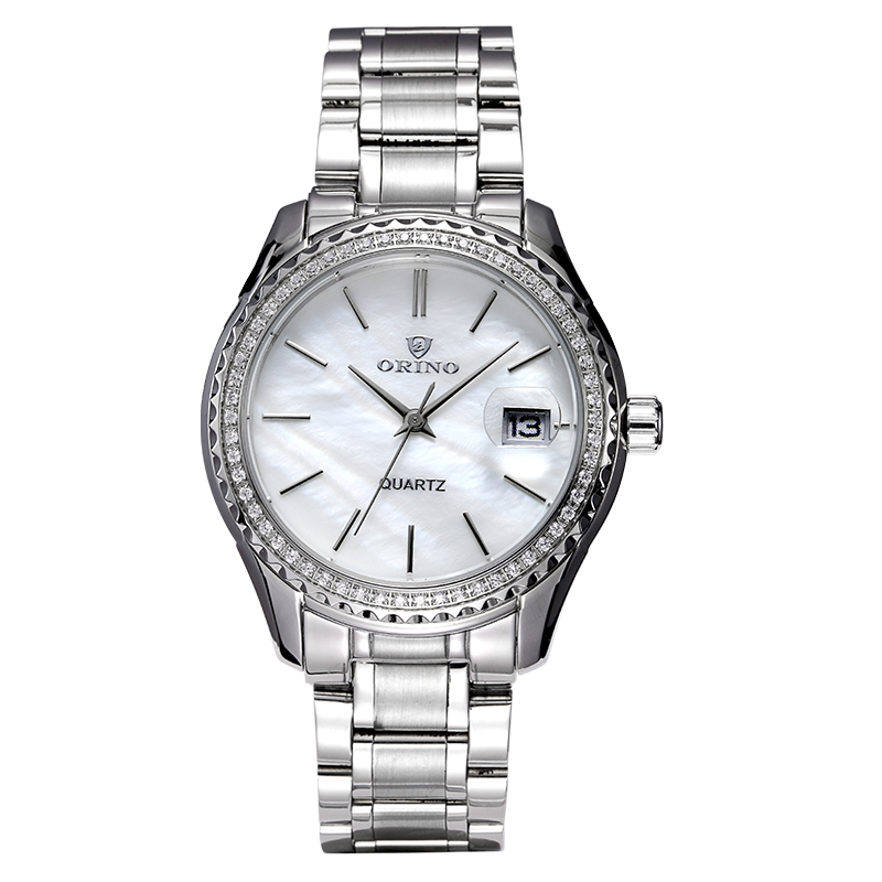 White Mop Dial Quartz Woman Man Watches white mop dial quartz woman man watches