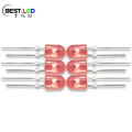 Lampu solid state oval ultra terang LED merah