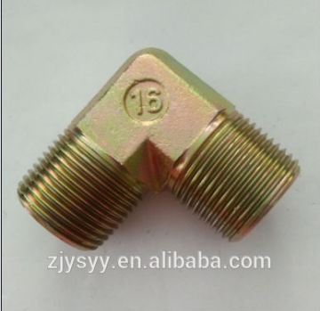 CNC manufacturer best sale BSP thread 90degree elboe BSPT male cone adaptors