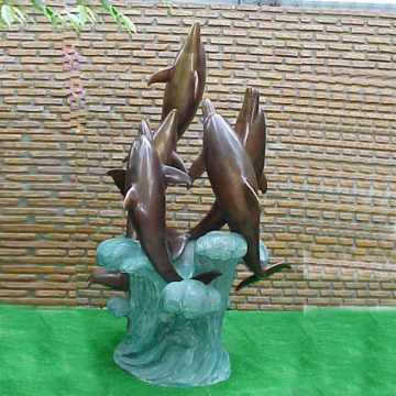 High quality dolphin sand sculpture