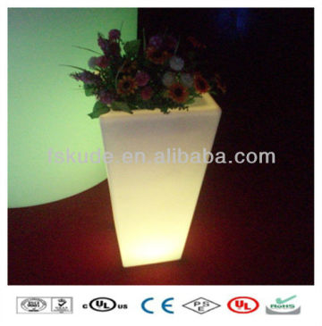 Glowing Flower Pot, Outdoor Illuminous LED Flower Pot Planting