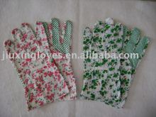 Drill cotton gardening glove