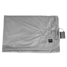 12V Foldable USB Graphene Heated Throw Blanket