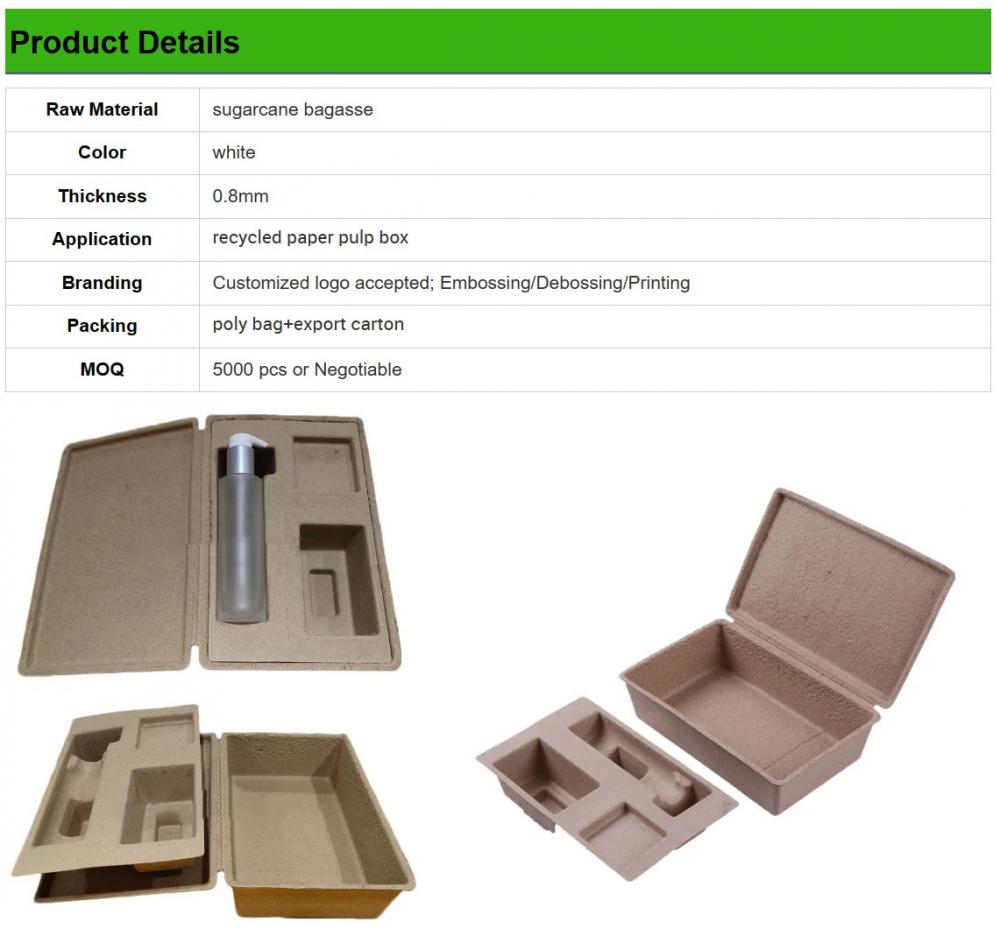 Recycled Paper Pulp Box