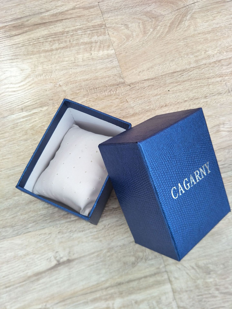 Cagarny Watch Box Luxury Gray Box Watch Orange Boxes For Watches 010203