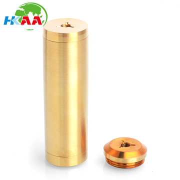 High Quality Brass Full Mechanical Vape Mod with Top Cap for USA market