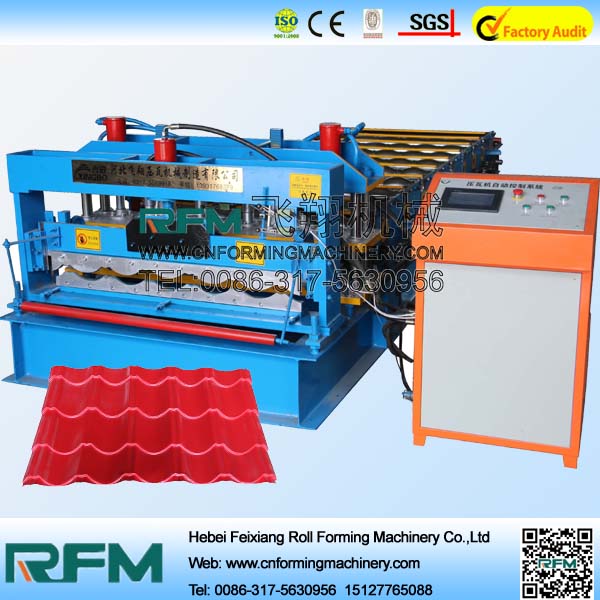 automatic roofing machine of glazed tile panel machine