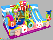 Happy Clown Combo, Clown Bouncer with Slide (RB03004)