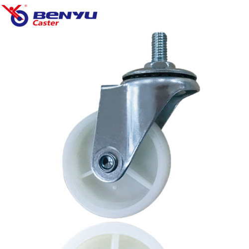 Industri ringan Nylon PP Casters Furniture Wheel