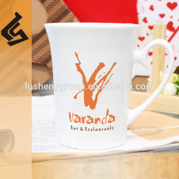 flared color printing ceramic mark cup