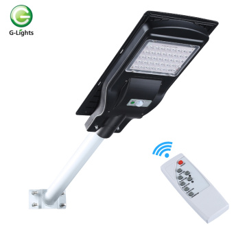 Luz de rua solar all-in-one ip65 de alta potência de 40w