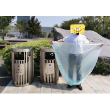 100% Biodegradable Compostable Bioplastic Outdoor Trash Bag