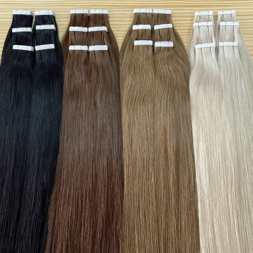 tape hair extension human black natural Wholesale hair human extension pu invisible tape hair extension vendors