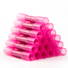 BHT1.25 AWG 22-16 Heat Shrinkable Butt Connector - Insulated, Waterproof Wire Connector (50pcs/bag)