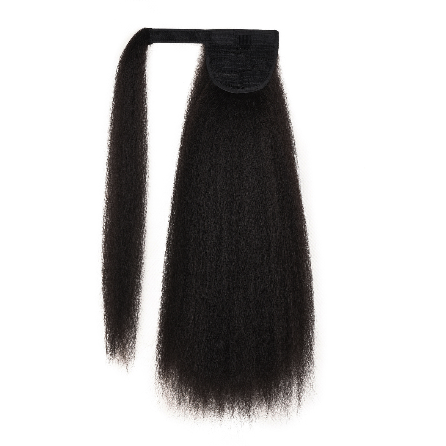 MYZYR Long Straight P onytail Clip In Hair Tail False Hair With Hairpins Women 22Inch Synthetic P ony Tail Hair Extension