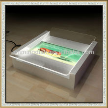 acrylic LCD coin tray, custom acrylic lcd cash/coin promotion tray