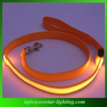 Cheap glowing pet leash personalized led glowing pet leash