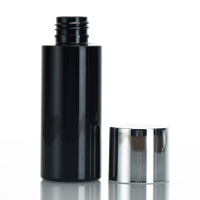 Black PET Plastic Empty Toner Bottle 100ml for Luxury Skincare Packaging