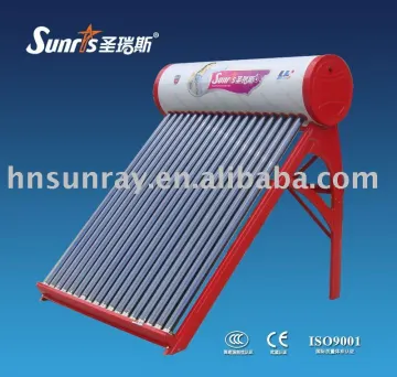 Compact color steel low pressure solar geyser
