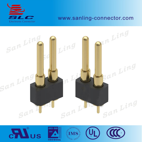 electronic connector screw brass pogo pin