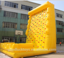 Inflatable Kids Rock Climbing Wall, Adventure Climbing Games, cheap inflatable climbing wall