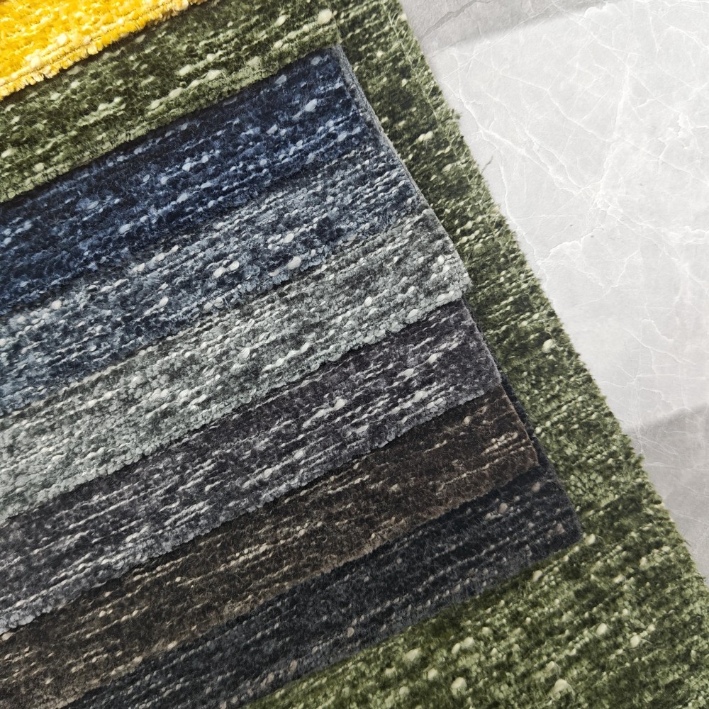 matériau en tissu chenille chenille fabric material
