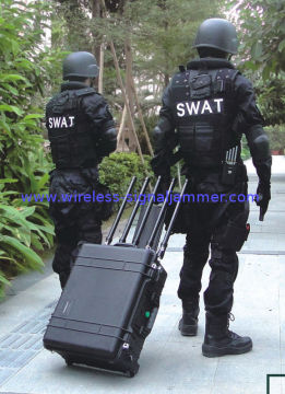 Signaalstoorzender Portable Cellular / Satellite Mobile Phone Military Police Cell Phone Signal Jammer Tg-vipjamm