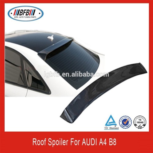 A4 B8 Fiber Glass Roof Spoiler For Audi A4 B8 Window Spoiler