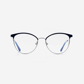 Club round Metal Women's Optical Frames