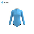 Seaskin Neoprene Front Zip Surfing Wetsuit untuk Wanita